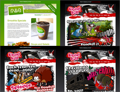 HTML Email Designs Gallery