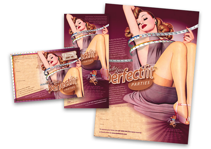 Bella Lusso Perfect Fit Marketing Flyer Design Balla