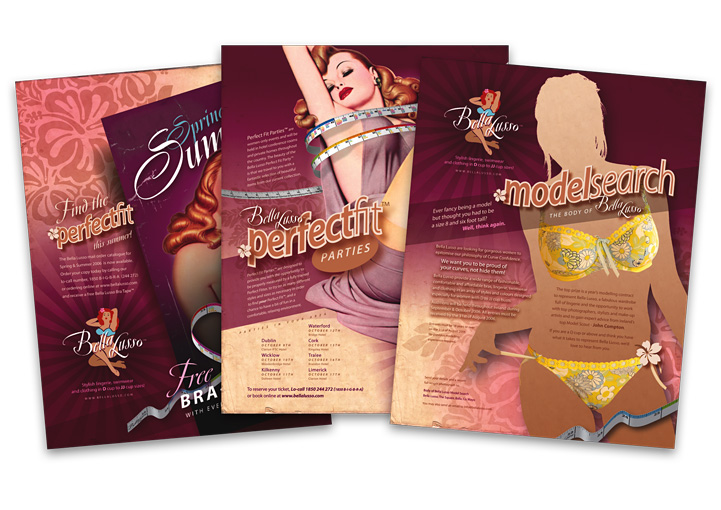 Bella Lusso Advertising Design Balla