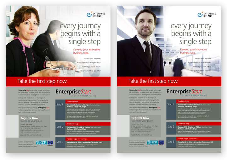 Enterprise Ireland press advert campaign