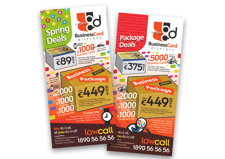 Halligan Print Flyer Designs Castlebar