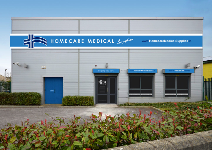 Homecare Medial Supplies business signage design