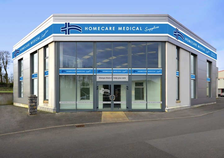 Homecare Medial Supplies concept visual design
