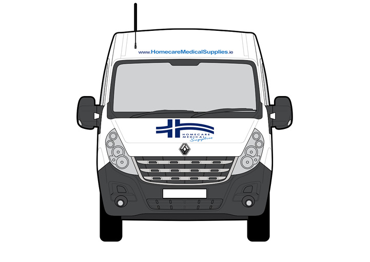 Homecare Medial Supplies van design 5