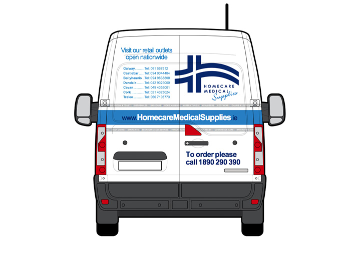 Homecare Medial Supplies van design 8