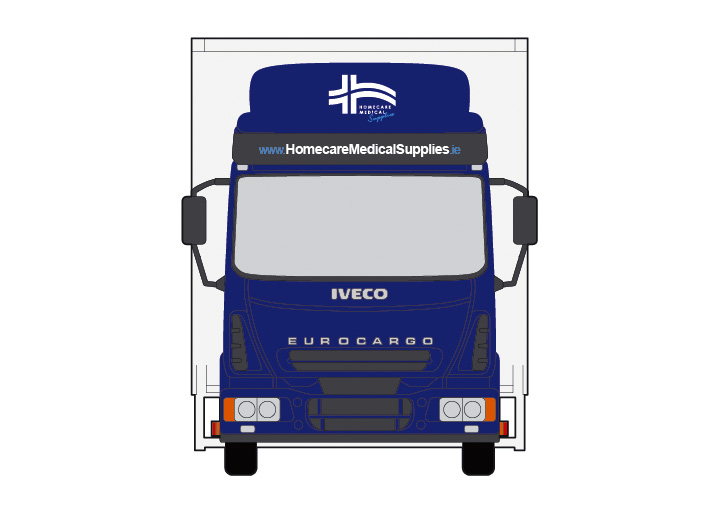 Homecare Medial Supplies van wrap design 13