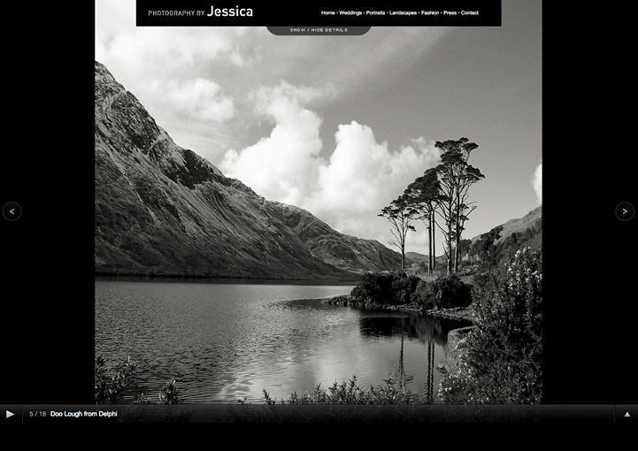 Photography By Jessica website design 6