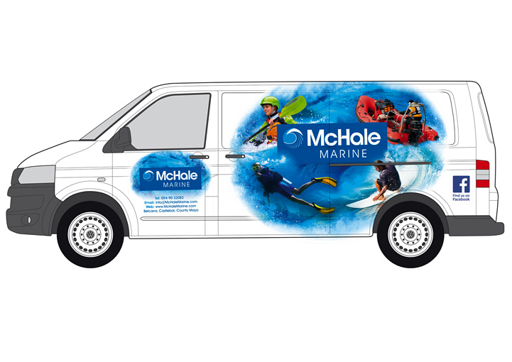 McHale Marine Vehicle Graphics Design Castlebar