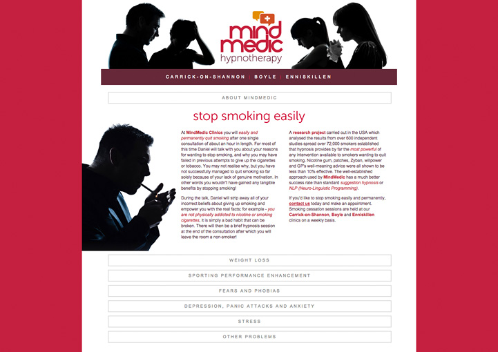 MindMedic brochure website design 2