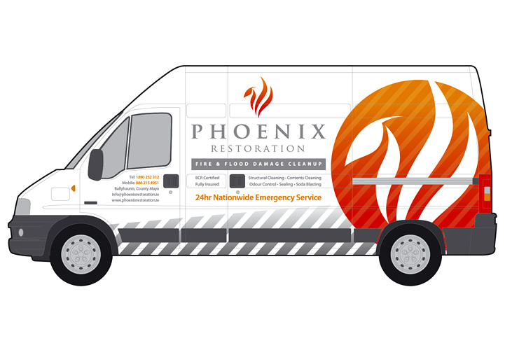 Phoenix Restoration Vehcile Graphics Design Ballyhaunis