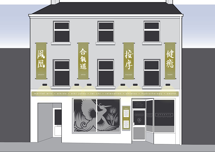 Phoenix Total Well-Being shop signage designs