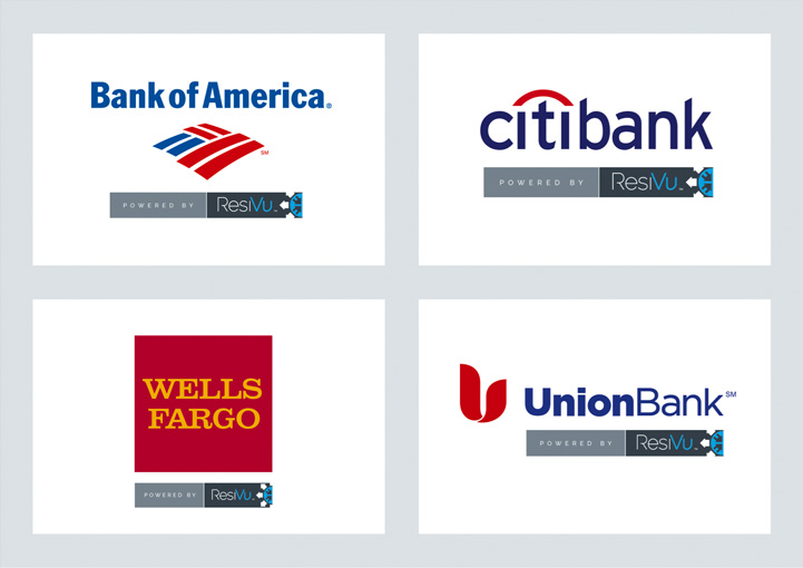 ResiVu brand design applications