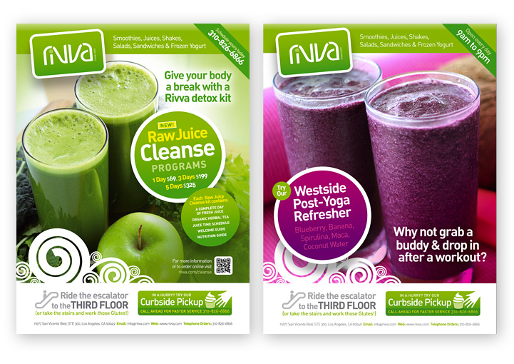 Cafe Rivva Poster Design Los Angeles