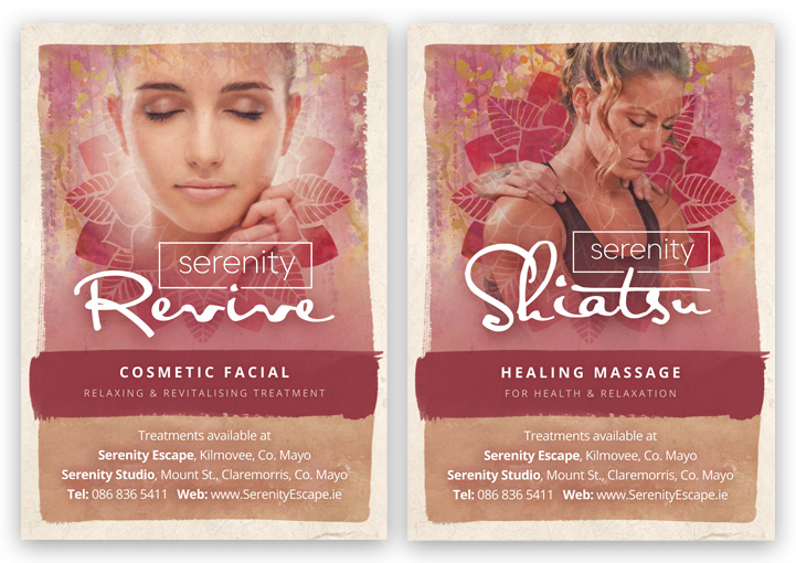 Serenity Escape flier design