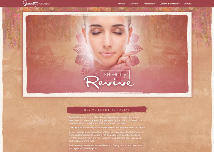 Serenity Escape online design 7