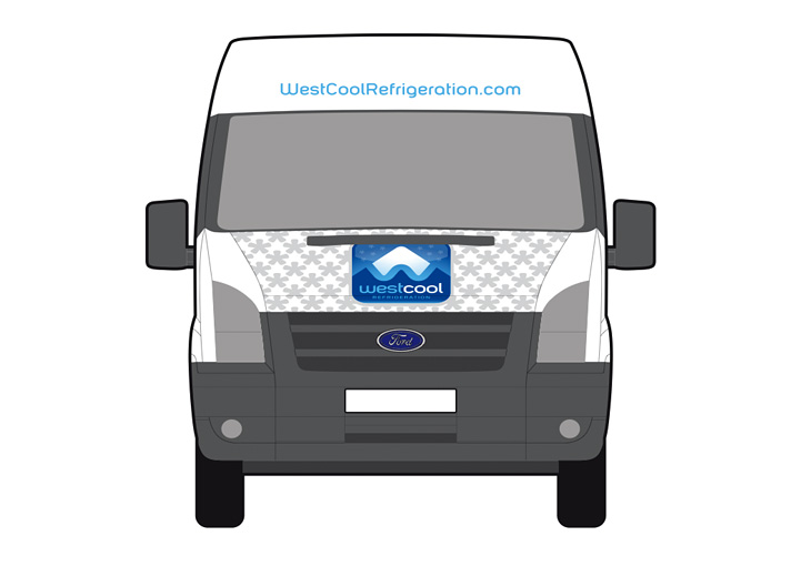 Westcool Refrigeration van wrap design