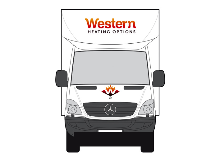 Western Heating Options van design